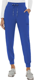 Women's Cargo Scrub Jogger Pants - 6 Pockets, Ultra Soft Fit