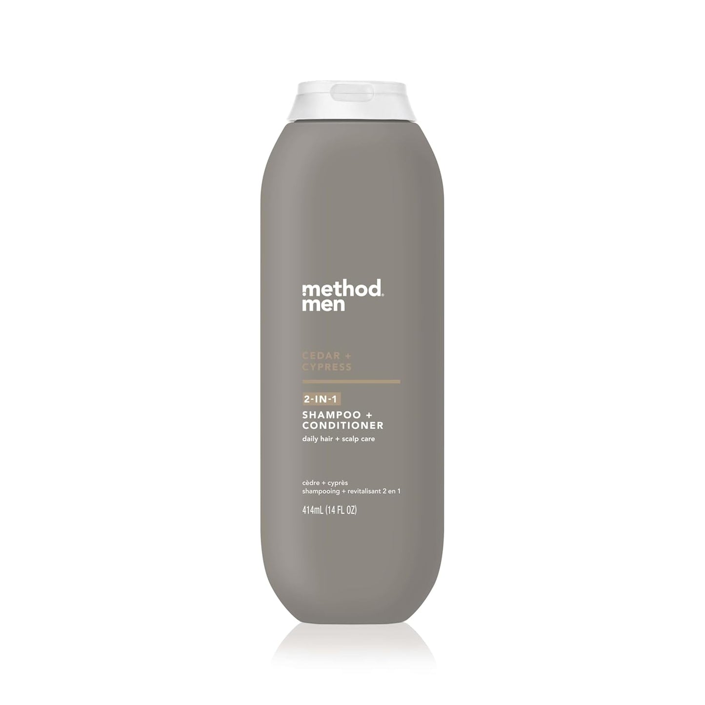 Method Men Cedar + Cypress 2-in-1 Shampoo + Conditioner, 14 oz.
