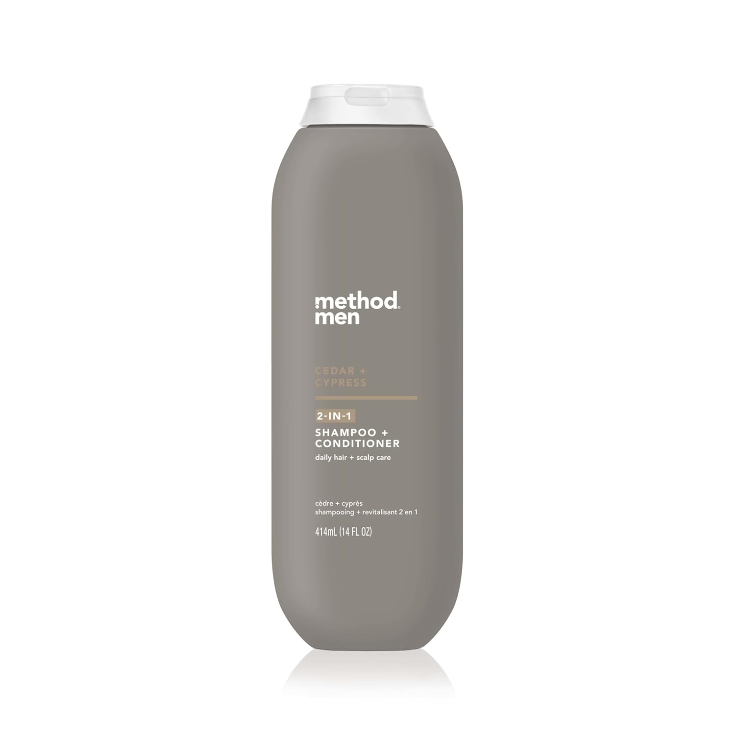Method Men Cedar + Cypress 2-in-1 Shampoo + Conditioner, 14 oz.
