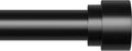 Adjustable Black Curtain Rods 16-144 Inches - Easy Installation