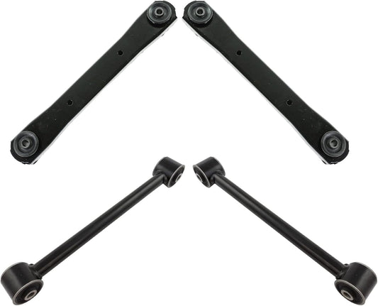 TRQ Front Upper & Lower Control Arm Set for Dodge Ram 1500