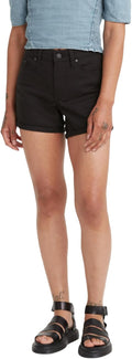 Levi's Women's Mid Length Shorts - Flattering Slim Fit for Summer