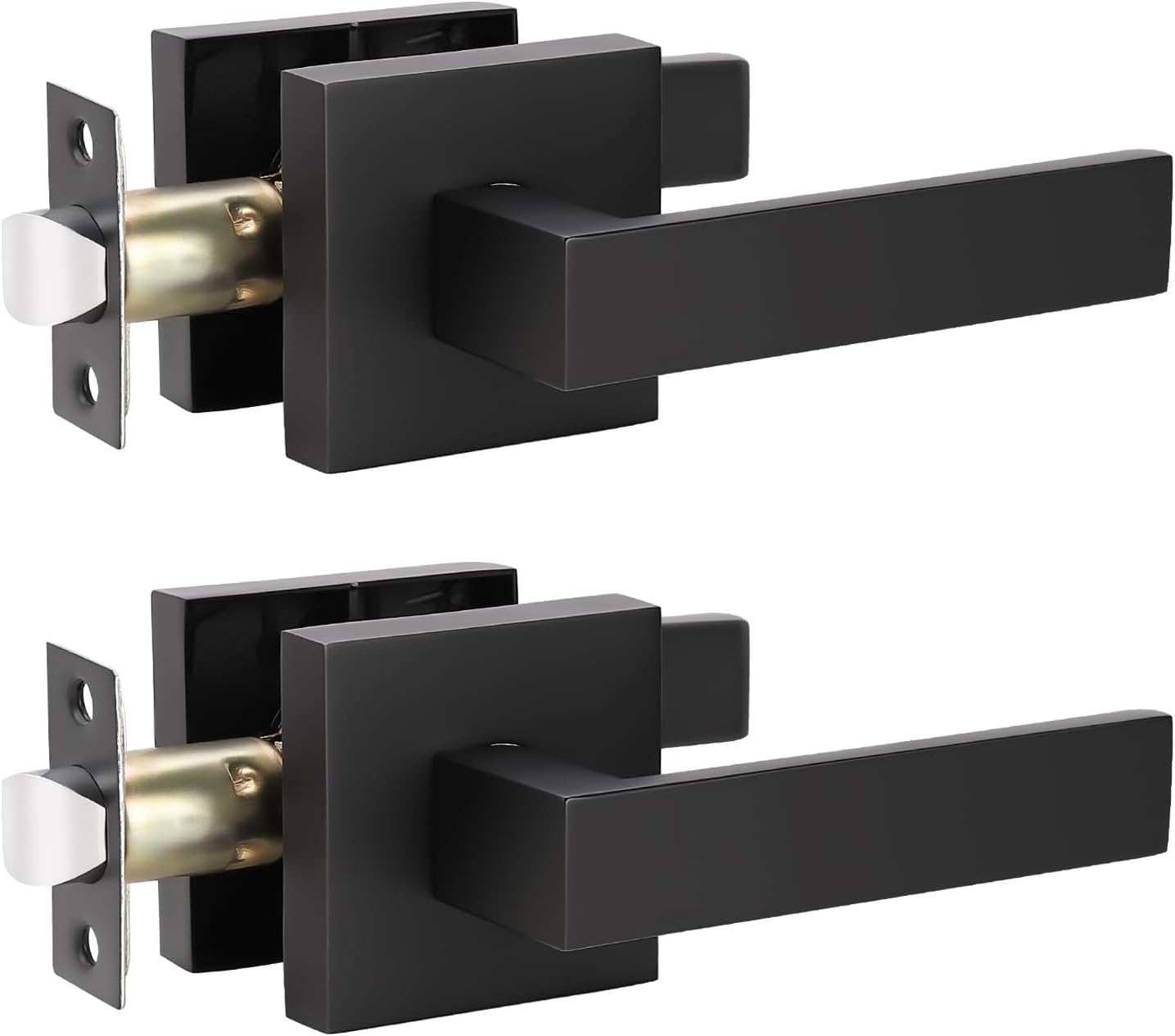 Premium Matte Black Closet Door Handles for Easy Installation