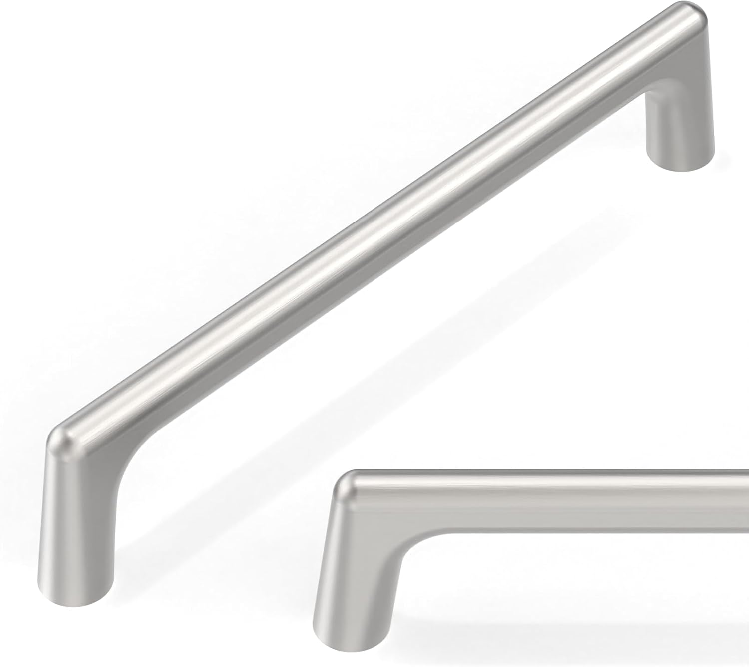 10 Pack Brushed Satin Nickel Cabinet Pulls for Kitchen Use