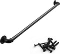 Pipe Stair Handrail 4 Ft Metal Staircase Handrail - Industrial Wall