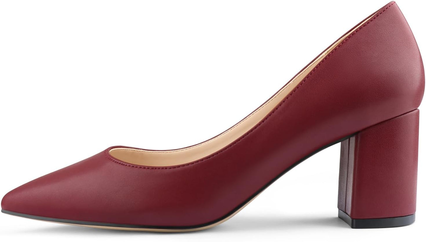 JOY IN LOVE Pumps for Women with Chunky Heels for Comfort