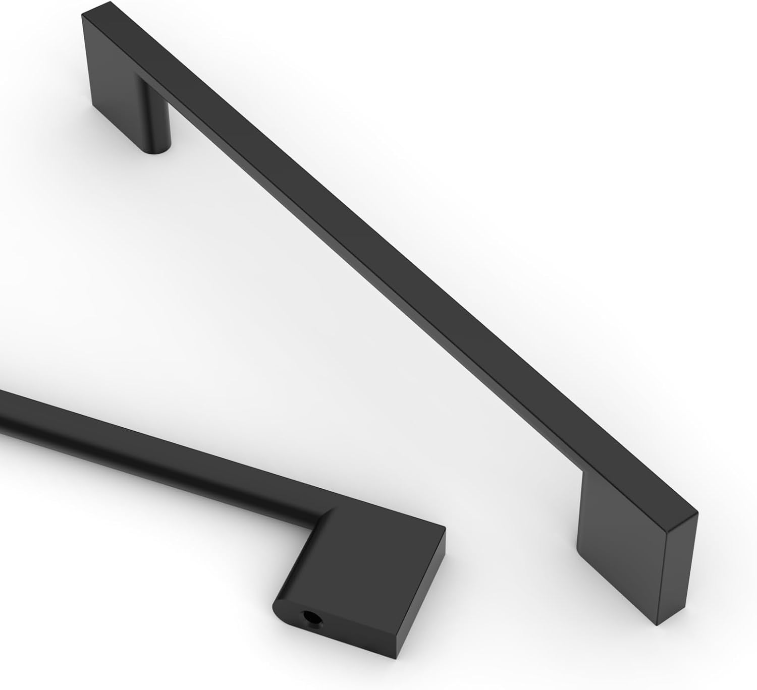10 Pack 6.3 Inch Matte Black Kitchen Cabinet Handles for Upgrades