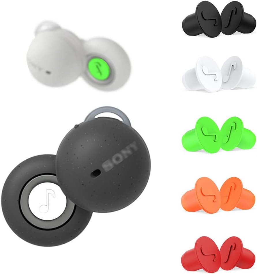 5 Pairs Soft Silicone Earbud Studs for Sony Linkbuds WF-L900