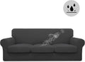 Easy-Going 100% Dual Waterproof 4-Piece Stretch Couch Cover for 3