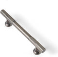 Goo-Ki Vintage Retro Silver Zinc Alloy Cabinet Handles - 6 Pack