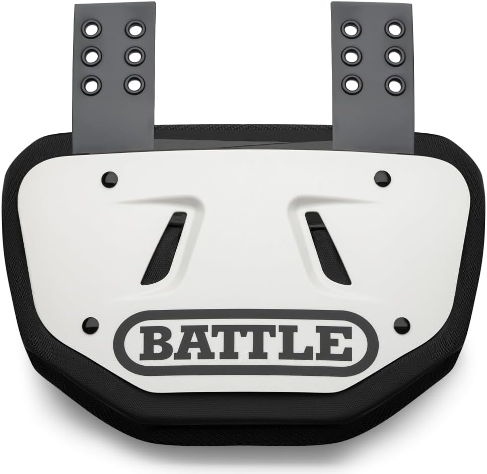 Battle Sports Chrome Football Back Plate for Ultimate Protection