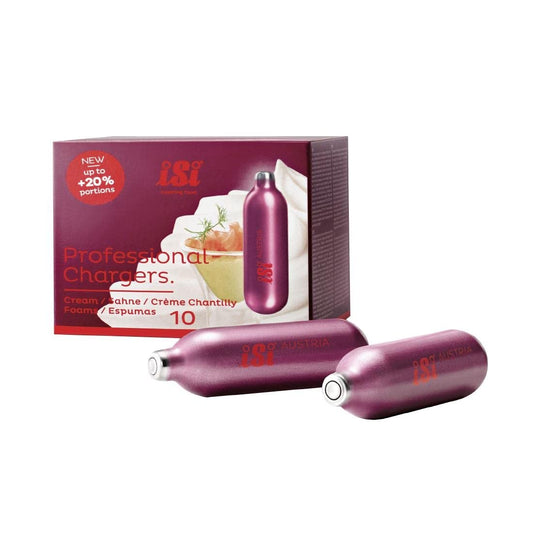 iSi 8.4g Cream Chargers - Pack of 10 - Non-Threaded