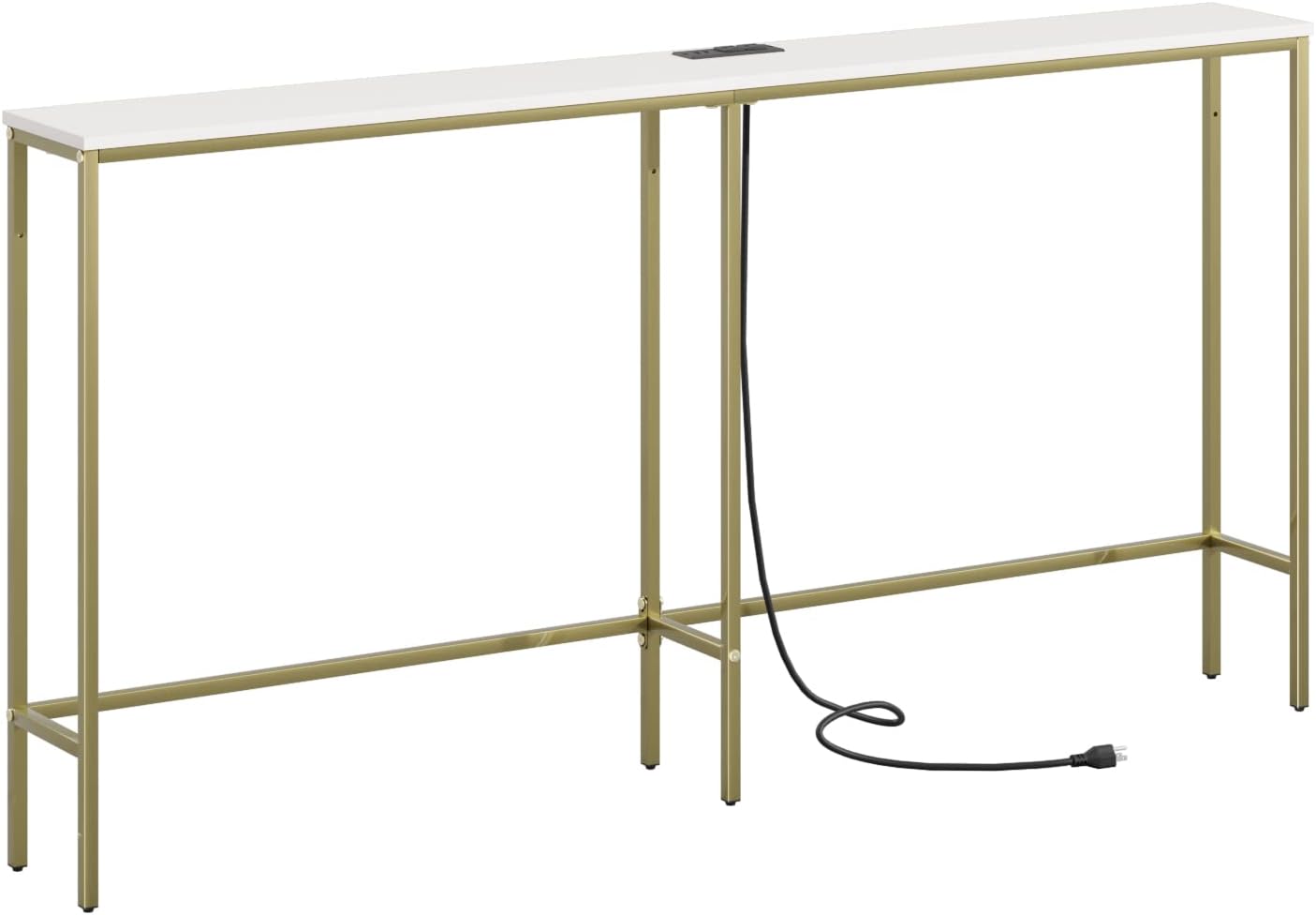 Console Table with Power Outlets for Modern Living Spaces