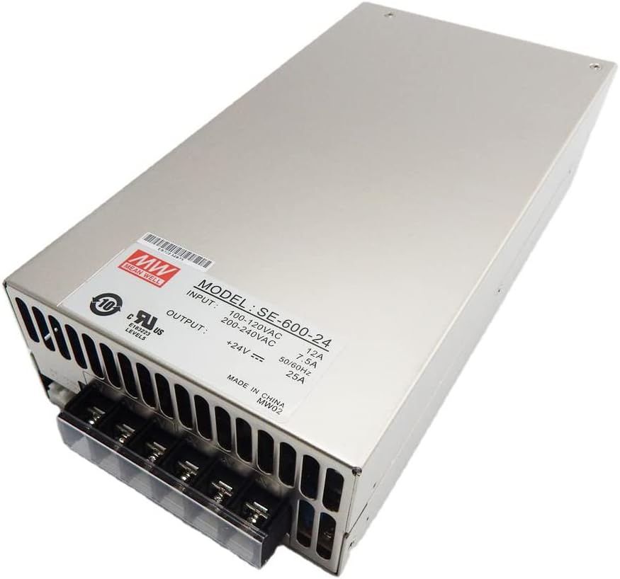 SE-600-24 Mean Well 600W 24V 25A Switching Power Supply Review