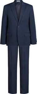 Boys' Stretch Performance Formal Suit Set - Midnight Blue Tailored Fit