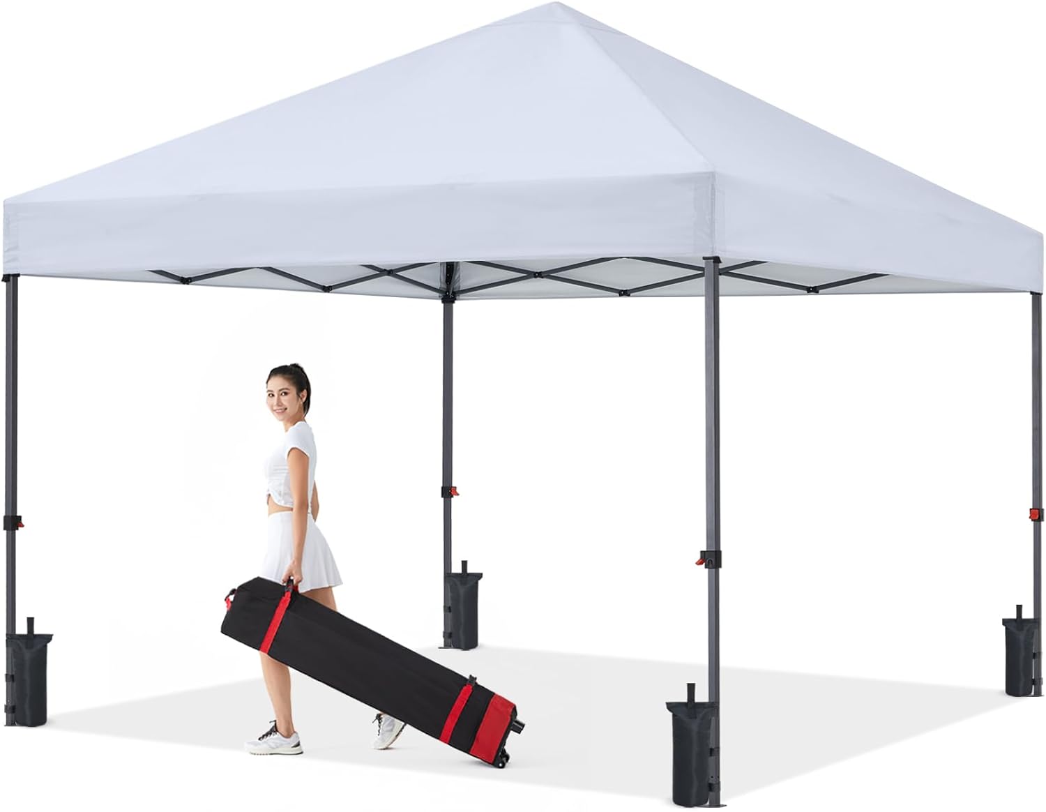 Durable Easy Pop Up Canopy Tent 10x10Ft for Outdoor Events
