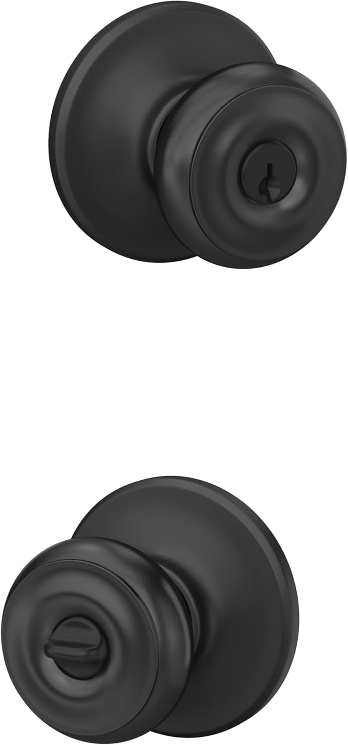 Schlage F51A GEO 622 COH Georgian Door Knob with Cohen Trim