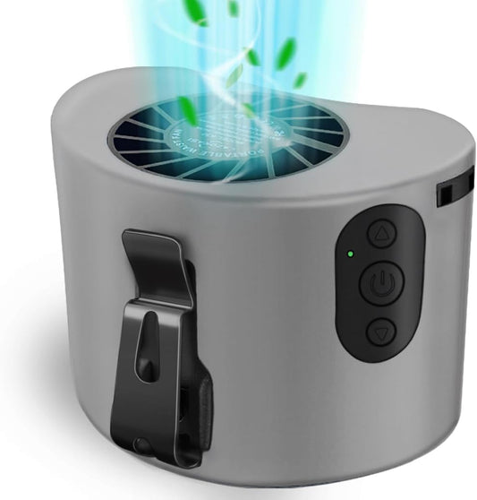 2024 Portable Waist Clip Fan - 10k mAh Power