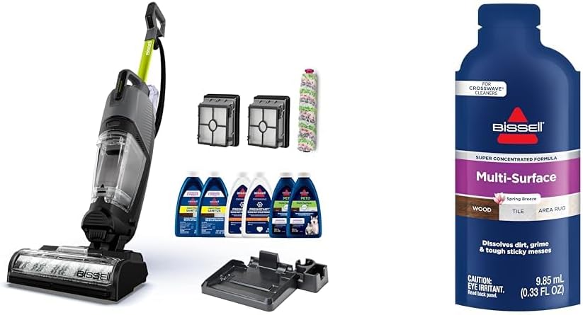 BISSELL CrossWave HydroSteam Deluxe Wet Dry Vac for All Surfaces