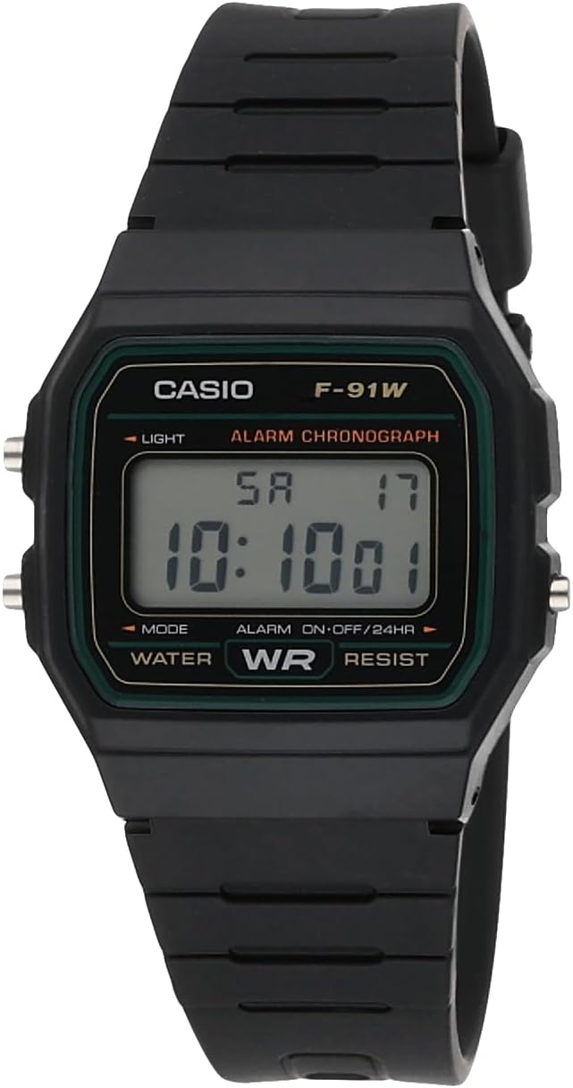 Casio F-91W-3DG - Stylish Black Watch