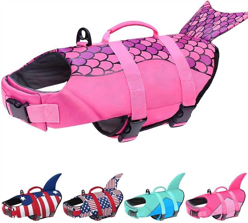 Malier Dog Life Jacket for Swimming and Boating Safety