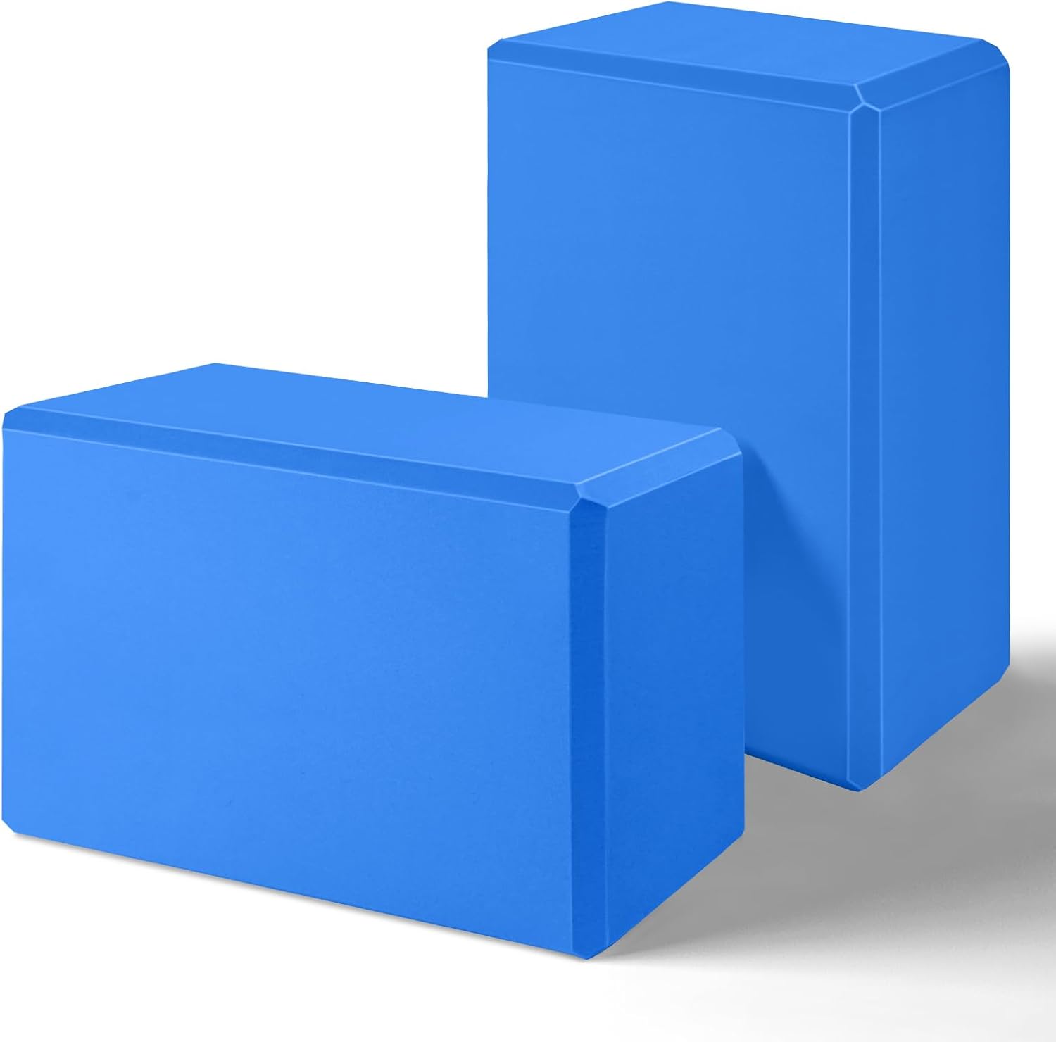 EVA Foam Yoga Blocks 2 Pack - Supportive & Non-Slip