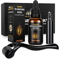 Derma Roller Hair Growth Kit - Minoxidil Serum & 0.25mm Roller