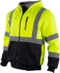 VENDACE Men's ANSI Class 3 High Vis Reflective Sweatshirt - Warm