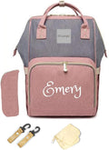 PERSONALIZED Large Diaper Bag Knapsack - Custom Monogram Backpack Baby