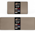 GORILLA GRIP 2 Pack Cushioned Kitchen Mats 17x29 + 17x59 - Anti