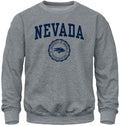 Barnesmith Crewneck Sweatshirt for College Heritage Logo - Cozy Nevada