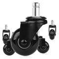 8T8 Replacement Chair Caster Wheels 2in - Quiet, Heavy Duty Rollers