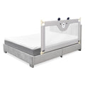 HONEY JOY 57-in Extra Long Toddler Bed Rail - Secure, Foldable Guard