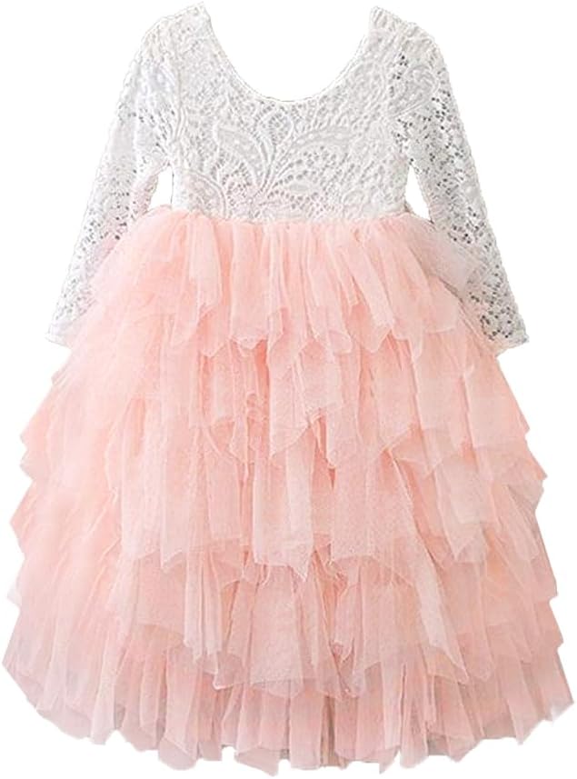 Topmaker Backless A-line Lace Back Flower Girl Dress Review