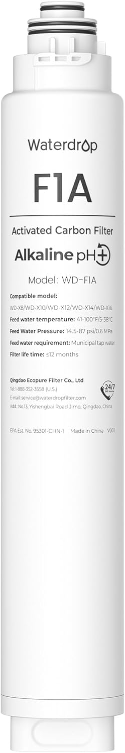 Waterdrop WD-F1A Alkaline Mineral pH+ Filter for RO Systems