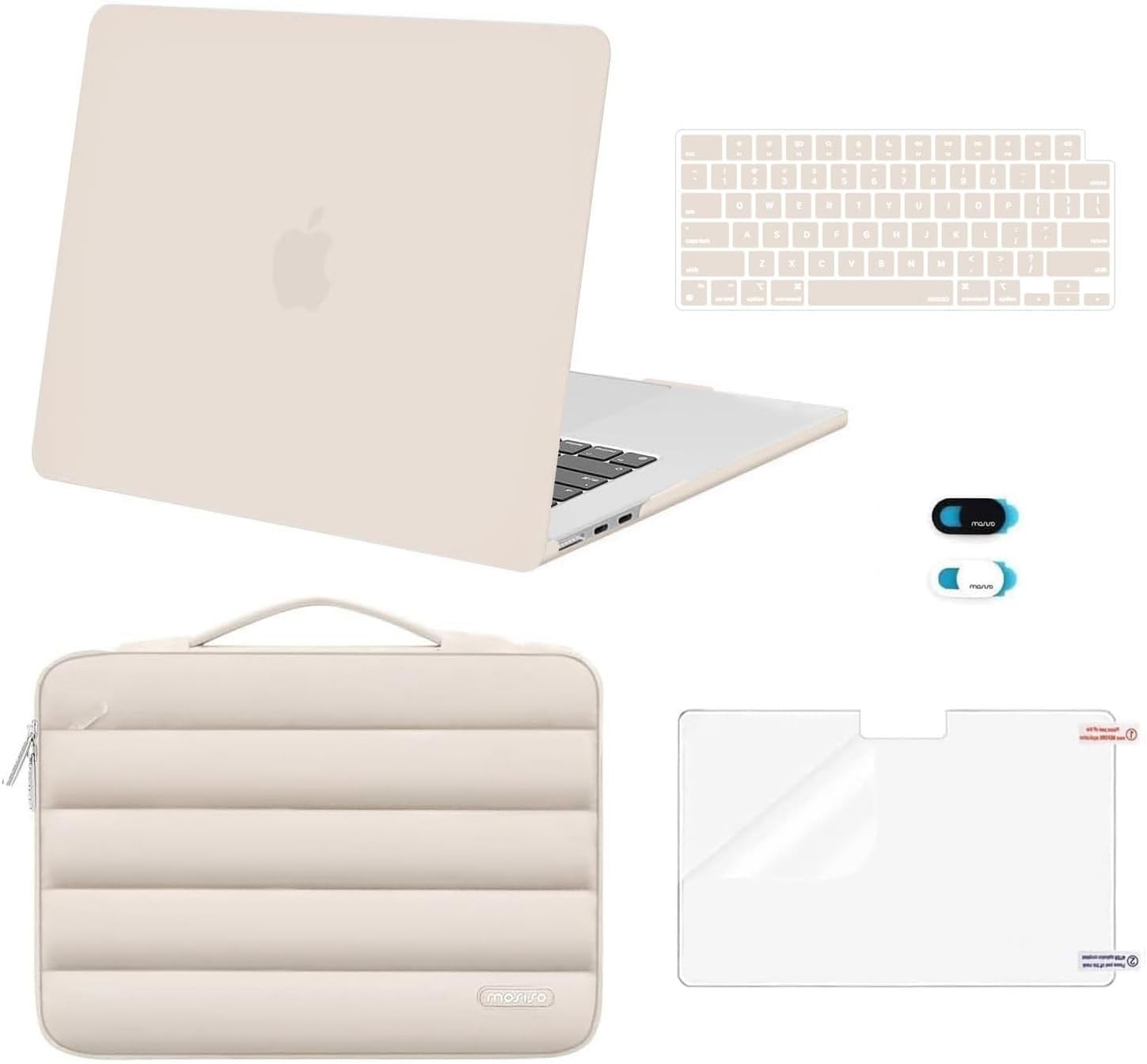 MOSISO MacBook Air 15 inch Case with Sleeve and Accessories