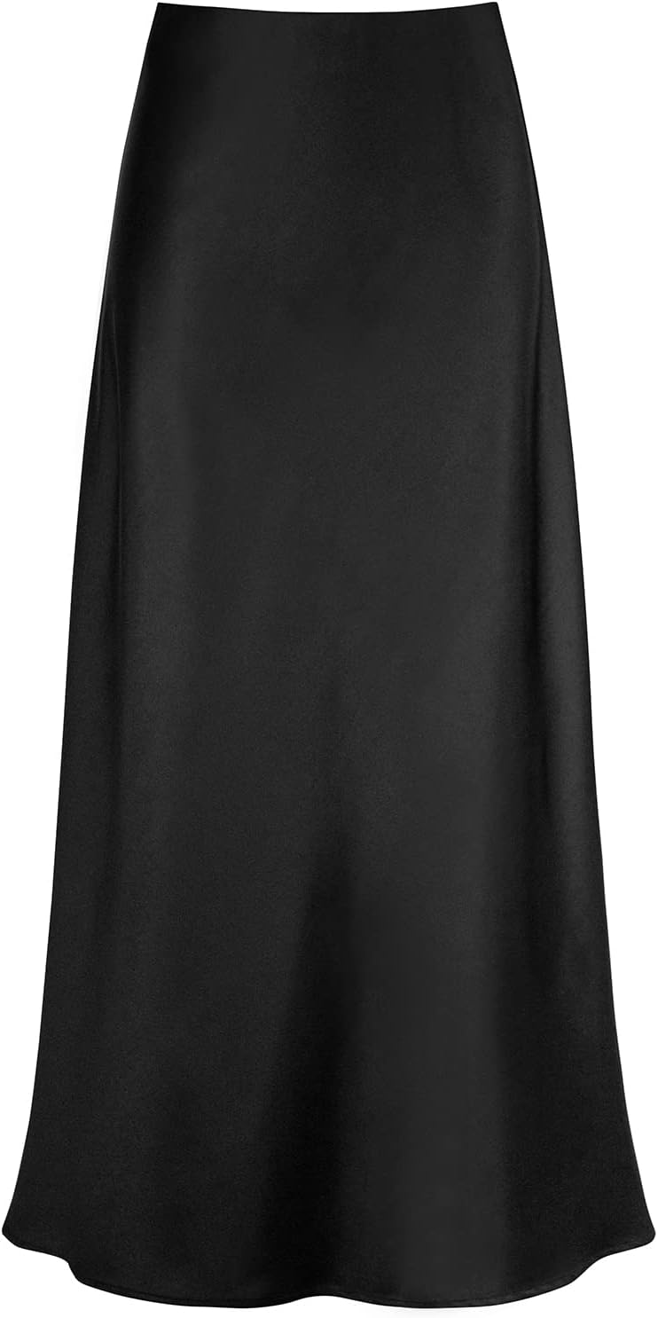 Women's Satin High Waisted Maxi Skirts for Every Occasion