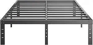 COMASACH California King Metal Bed Frame - No Box Spring Needed