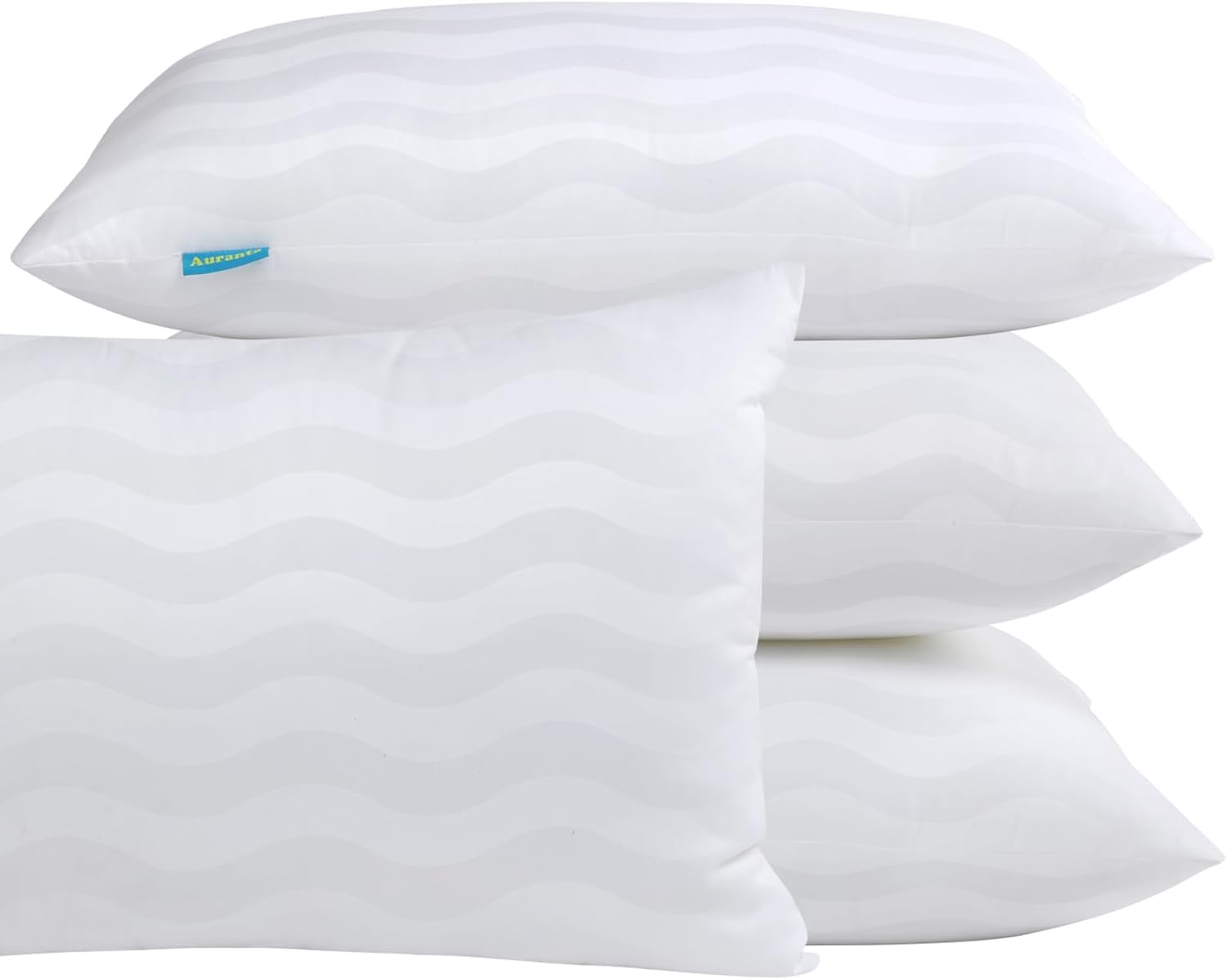 Adjustable King Size Bed Pillows Set of 4 for Ultimate Comfort