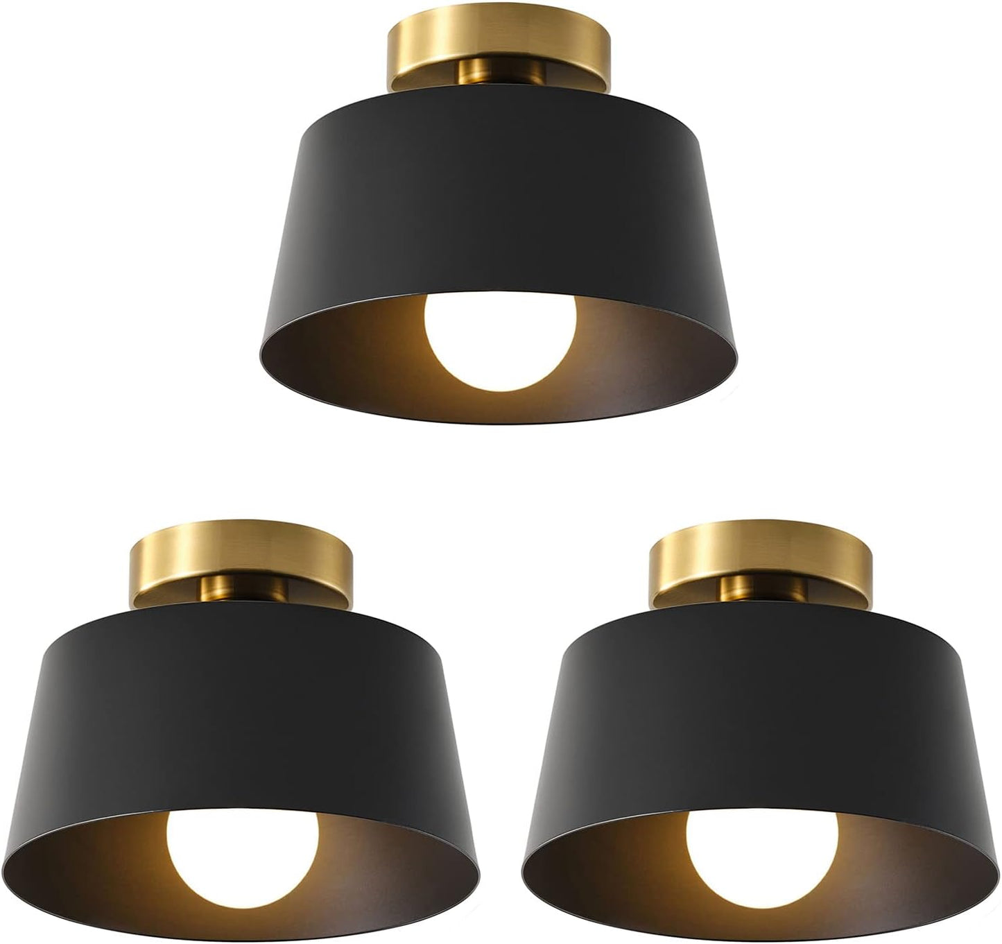 Modern Semi Flush Mount Ceiling Light Fixture for Hallways