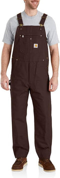 Carhartt Men's 102776 Duck Bib Overalls Unlined - Rugged Work Fit