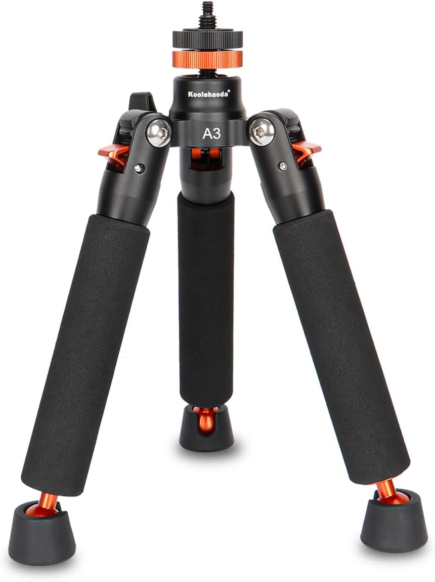 Koolehaoda Mini Tripod for DSLR Cameras and Video Micro Shooting
