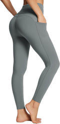 Women's High Waisted Leggings with Pockets - Tummy Control 7/8 Jewelry