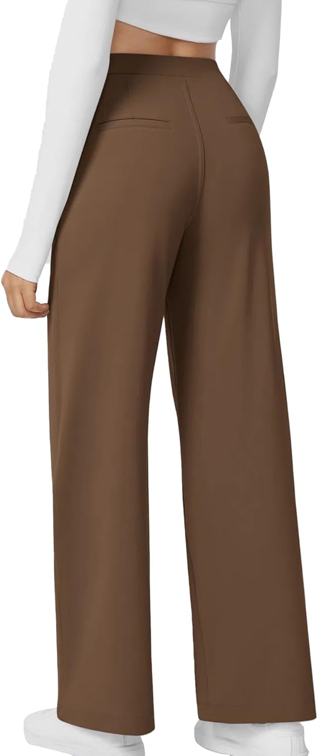 High Waisted Work Pants for Women - Stylish Office Trousers