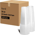 Karat 32oz Clear PolyPro Cold Cups - Sturdy, BPA Free Retail Pack
