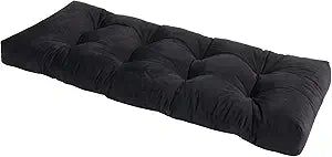 Non-Slip Tufted Bench Cushion for Indoor and Outdoor Use