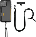 iPhone 15 Pro Max Wallet Case with Crossbody Lanyard - Slim Protective