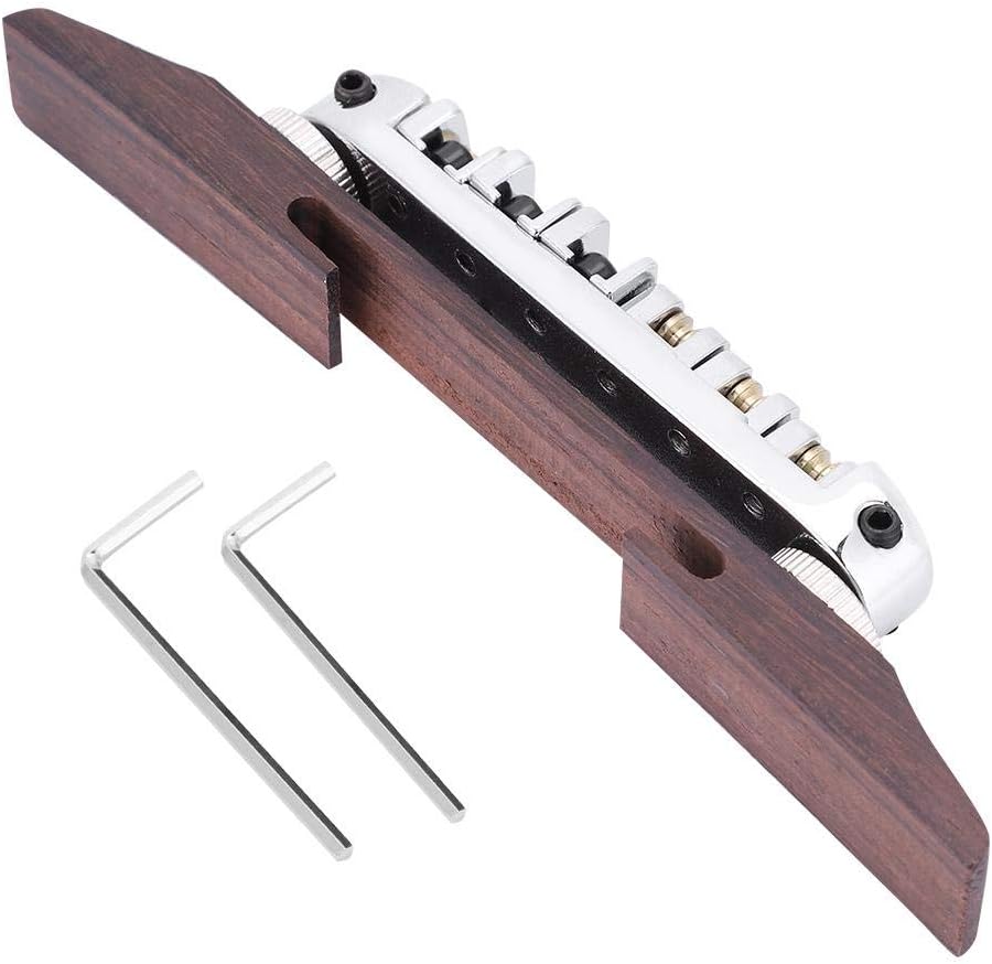 Rosewood Bridgen Archtop Guitar Bridge for 6 String SG Jazz