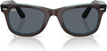 Ray-Ban Original Wayfarer RB2140 XS Brown on Transparent Blue - Narrow