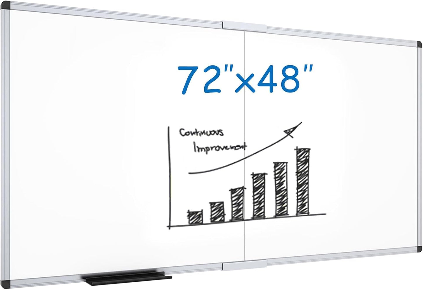 VIZ-PRO Magnetic Dry Erase Board for Home, Office & School Use